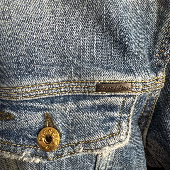 Diesel Men’s Denim Jacket size Large - Picture 4 of 10